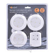 Solight LED lámpák távirányítóval, 3x 50lm, időzítővel, elemes működésű náhled