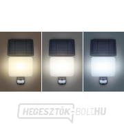 Solight LED napelemes világítás szenzorral, 11W, 1200lm, 3 CCT, Li-ion, fekete náhled