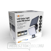 Solight LED napelemes világítás szenzorral, 11W, 1200lm, 3 CCT, Li-ion, fekete náhled
