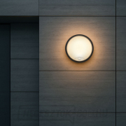 Solight LED kültéri világítás szenzorral, 3 CCT, 15/18/20W, 1800lm, 22cm, 2in1 - fehér és fekete burával Előnézet 