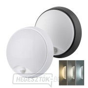 Solight LED kültéri világítás szenzorral és állítható CCT-vel, 18W, 1800lm, 22cm, 2in1 - fehér és fekete burával gallery main image