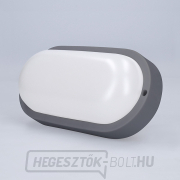 Solight LED kültéri világítás ovális, 13W, 910lm, 4000K, IP54, 21cm, szürke színű náhled