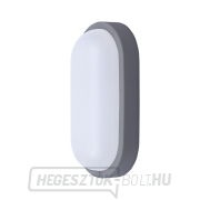 Solight LED kültéri világítás ovális, 13W, 910lm, 4000K, IP54, 21cm, szürke színű gallery main image