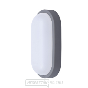 Solight LED kültéri világítás ovális, 13W, 910lm, 4000K, IP54, 21cm, szürke színű gallery main image