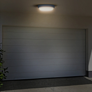 Solight LED kültéri világítás kerek, 13W, 910lm, 4000K, IP54, 17cm, szürke színű Előnézet 