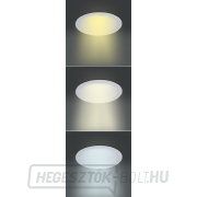 Solight LED mini panel CCT, mennyezetre szerelhető, 6W, 450lm, 3000K, 4000K, 6000K, kerek Előnézet 