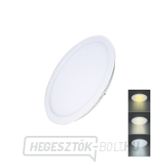 Solight LED mini panel CCT, mennyezetre szerelhető, 6W, 450lm, 3000K, 4000K, 6000K, kerek gallery main image