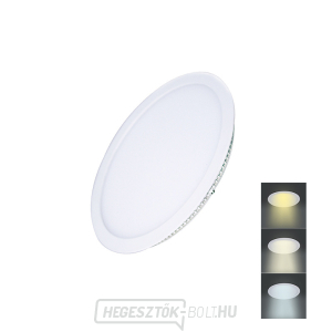 Solight LED mini panel CCT, mennyezetre szerelhető, 6W, 450lm, 3000K, 4000K, 6000K, kerek gallery main image