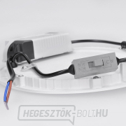 Solight LED mini panel CCT, mennyezetre szerelhető, 12W, 900lm, 3000K, 4000K, 6000K, kerek Előnézet 