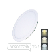 Solight LED mini panel CCT, mennyezetre szerelhető, 12W, 900lm, 3000K, 4000K, 6000K, kerek gallery main image