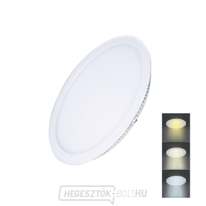 Solight LED mini panel CCT, mennyezetre szerelhető, 12W, 900lm, 3000K, 4000K, 6000K, kerek gallery main image