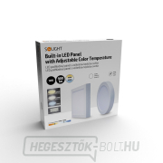 Solight LED mini panel CCT, felületre szerelhető, 12W, 900lm, 3000K, 4000K, 6000K, kerek náhled