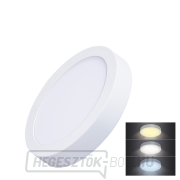 Solight LED mini panel CCT, felületre szerelhető, 12W, 900lm, 3000K, 4000K, 6000K, kerek gallery main image