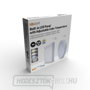 Solight LED mini panel CCT, felületre szerelhető, 18W, 1530lm, 3000K, 4000K, 6000K, négyzet alakú náhled