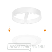 Solight LED mini panel fürdőszobai 2 az 1-ben, 3CCT, mennyezeti/felületre szerelhető, 12W, 1020lm, IP54, fehér, kerek náhled