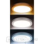 Solight LED mini panel fürdőszobai 2 az 1-ben, 3CCT, mennyezeti/felületre szerelhető, 18W, 1530lm, IP54, ezüst, kerek náhled