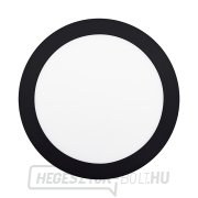 Solight LED mini panel CCT, felületre szerelhető, 18W, 1530lm, 3000K, 4000K, 6000K, kerek, fekete színű Előnézet 