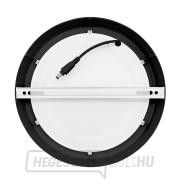 Solight LED mini panel CCT, felületre szerelhető, 18W, 1530lm, 3000K, 4000K, 6000K, kerek, fekete színű náhled