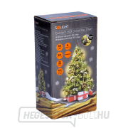 Solight LED kültéri karácsonyi fényfüzér, 50LED, 5m, 8 funkció, IP44, 3x AA, meleg fehér Előnézet 