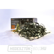 Solight LED kültéri karácsonyi fényfüzér, 200 LED, 20m, 5m kábel, 8 funkció, időzítő, IP44, meleg fehér Előnézet 