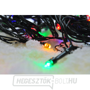 Solight LED kültéri karácsonyi fényfüzér, 50 LED, 5m, 3m kábel, 8 funkció, időzítő, IP44, többszínű Előnézet 