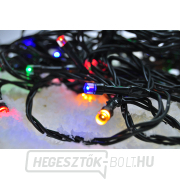 Solight LED kültéri karácsonyi fényfüzér, 50 LED, 5m, 3m kábel, 8 funkció, időzítő, IP44, többszínű gallery main image