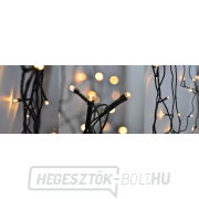 Solight LED kültéri karácsonyi fényfüzér, 200 LED, 10 m, 5 m kábel, 8 funkció, IP44, meleg fehér Előnézet 