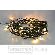 Solight LED kültéri karácsonyi fényfüzér, 200 LED, 10 m, 5 m kábel, 8 funkció, IP44, meleg fehér náhled