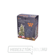 Solight LED kültéri karácsonyi fényfüzér, 200 LED, 20m, 5m kábel, 8 funkció, időzítő, IP44, hideg fehér náhled