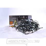 Solight LED kültéri karácsonyi fényfüzér, 200 LED, 10m, 5m kábel, 8 funkció, IP44, hideg fehér Előnézet 