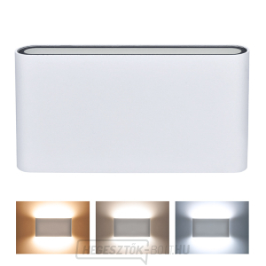 Solight LED kültéri fali lámpa Modena, 12W, 680lm, 120°, fehér gallery main image