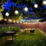 Solight LED kültéri fényfüzér izzókkal, 25 izzó, 15m+5m, 750lm, meleg fehér Előnézet 