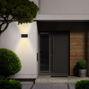 Solight LED kültéri fali lámpa Modena, 12W, 800lm, 3CCT, fekete Előnézet 