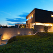 Solight LED kültéri fali lámpa Modena, 12W, 800lm, 3CCT, fekete Előnézet 