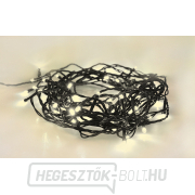 Solight LED kültéri karácsonyi fényfüzér, 100LED, 10m, 3m kábel, 8 funkció, IP44, 3x AA, meleg fehér náhled