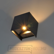 Solight LED kültéri fali lámpa Parma, 6W, 420lm, 3000K, fekete Előnézet 