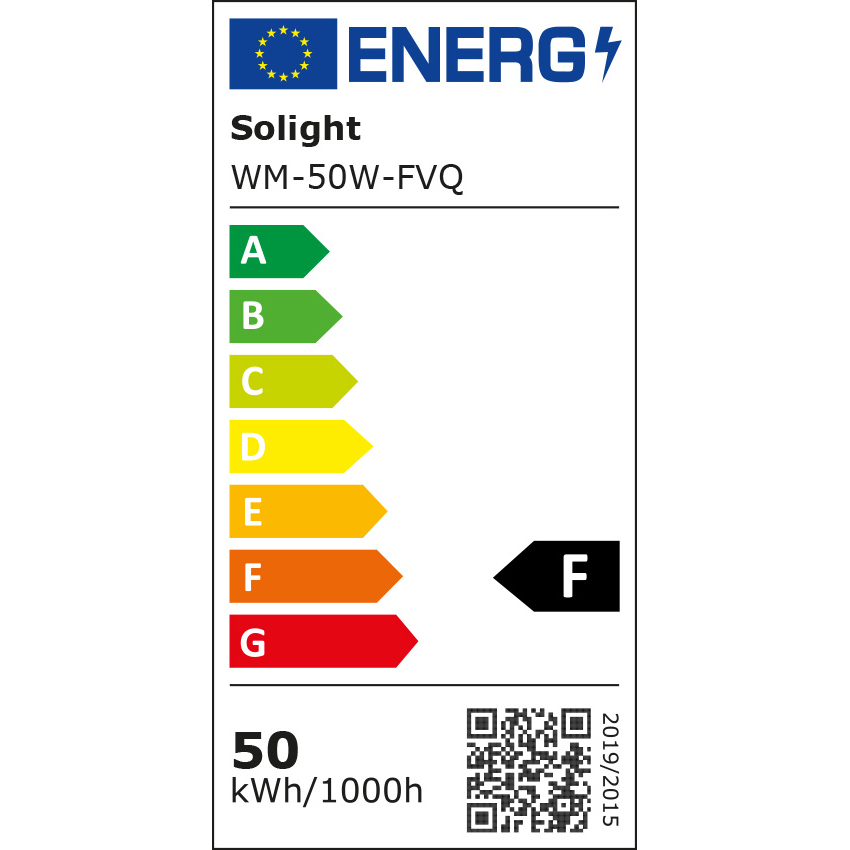 Solight LED spotlámpa magas talppal, 50W, 4500lm, 4000K, kábellel és csatlakozódugóval, IP65