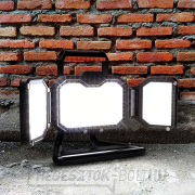 Solight LED reflektor 50W, hordozható, újratölthető, 5000lm, narancssárga-fekete Előnézet 