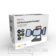 Solight LED reflektor 50W, hordozható, újratölthető, 5000lm, narancssárga-fekete náhled