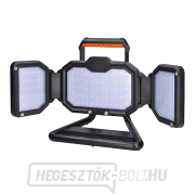 Solight LED reflektor 50W, hordozható, újratölthető, 5000lm, narancssárga-fekete gallery main image