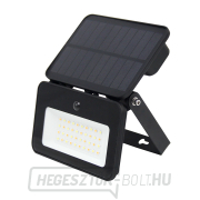 Solight LED napelemes reflektor szenzorral, 6W, 660lm, 3CCT, Li-ion, fekete Előnézet 