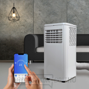 Solight mobil klímaberendezés 9000 BTU, intelligens WiFi, hűtés, páramentesítés, ventilátor Előnézet 