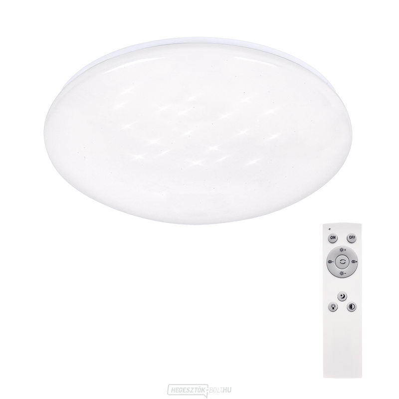 Solight LED mennyezeti lámpa Star, kerek, 24W, 2400lm, távirányítóval, 37cm