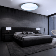 Solight LED mennyezeti lámpa Star, kerek, 24W, 2400lm, távirányítóval, 37cm Előnézet 