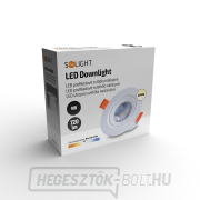 Solight LED mennyezeti spotlámpa, 9W, 720lm, 4000K, kerek, fehér Előnézet 