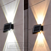 Solight LED napelemes fali lámpa, meleg és hideg fehér, 15x10cm náhled