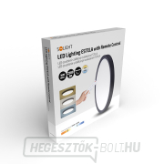 Solight LED világítás távirányítóval Estela Black, 36W, 2700lm, 30cm, színváltós, fényerő-szabályozható náhled