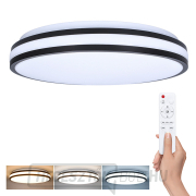 Solight LED világítás távirányítóval Laskos, 48W, 3360lm, 39cm, színváltós, fényerő-szabályozható gallery main image