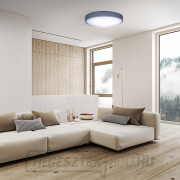 Solight LED világítás távirányítóval, szürke, 48W, 3360lm, 38cm, színváltós, fényerő-szabályozható Előnézet 