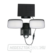 Solight LED napelemes világítás szenzorral, 9W, 850lm, 4000K, Li-ion, fekete náhled